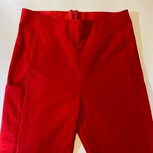 Athleta red cigarette pants